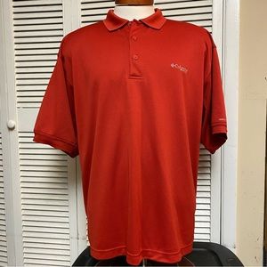 NWOT Columbia PFG Omni-Shade Size Large Short Sleeve In Rust Color